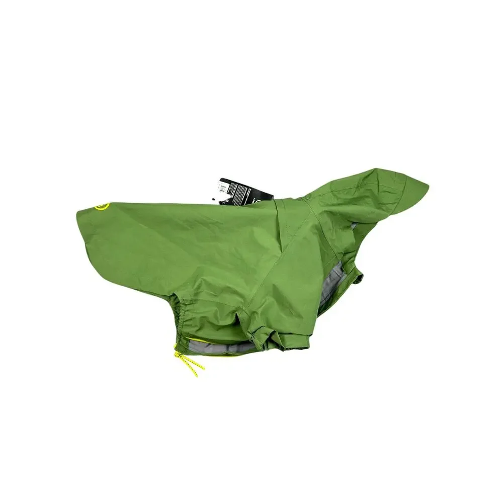 Backcountry x Petco Dog Rain Jacket Green Waterproof Hooded Medium